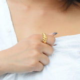 18K Gold Plated Sea Shell Rings