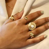 Statement Pearl Ring