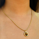 Tiger Eye Pendant Necklace